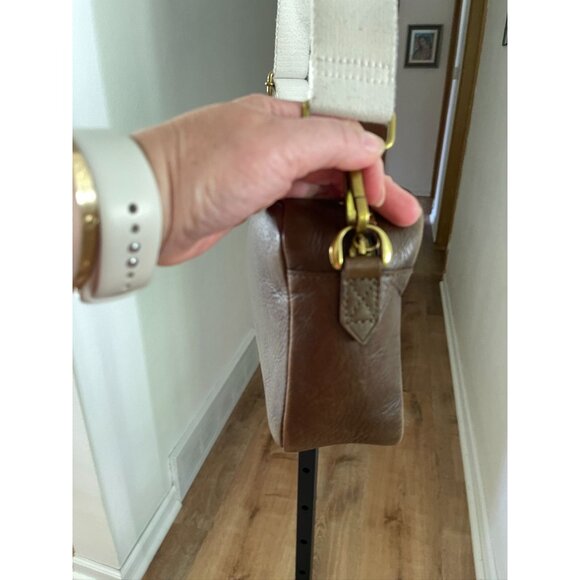 EUC Madewell The Transport Large Camera bag Suede Insert Crossbody Bag - Picture 4 of 8